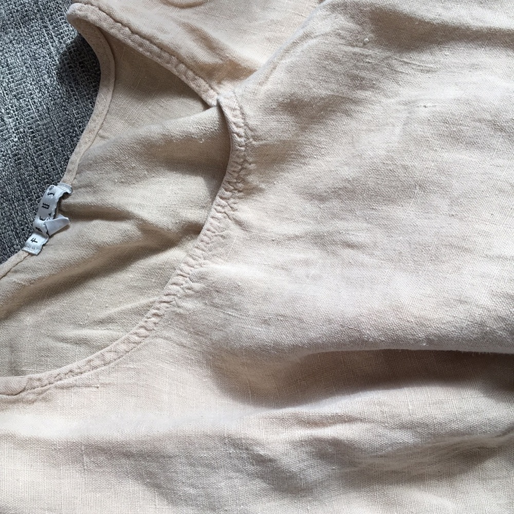 Vintage linen tee